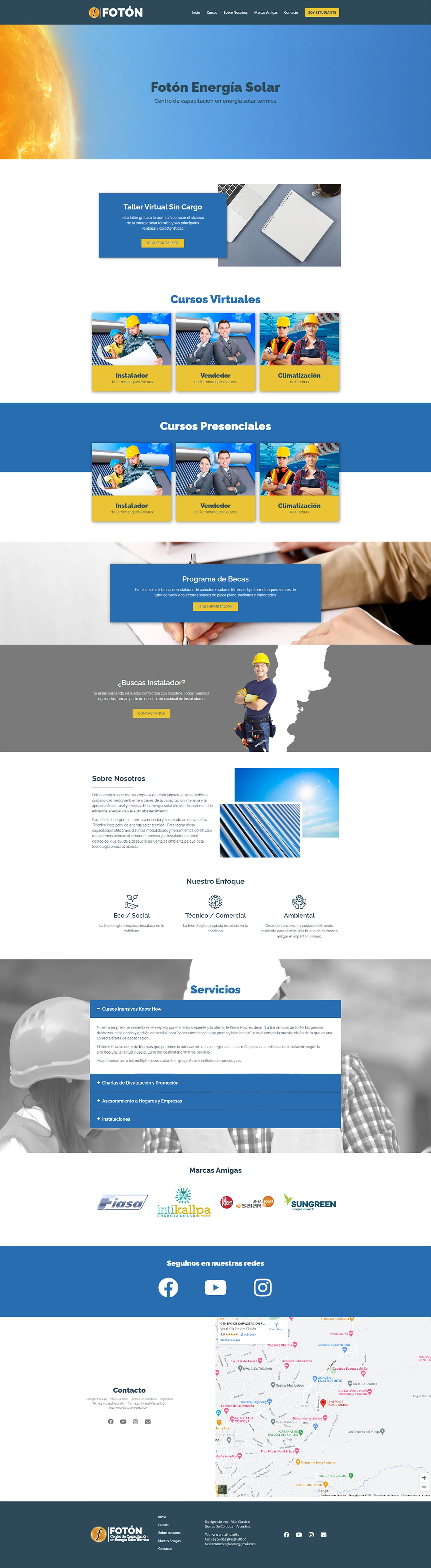 Sitio web Fotón Energía Solar